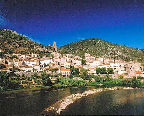 Village of Roquebrun on the River Orb   Hrault France     AC StChinian