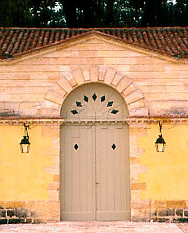 Doorway in the chais of Chteau Margaux Gironde   France  Mdoc  Bordeaux
