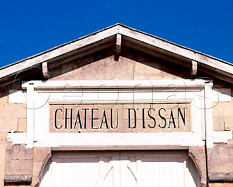 Sign over doorway to the chais of Chteau dIssan   Cantenac Gironde France  Margaux  Bordeaux