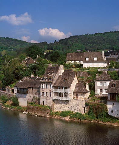 Argentat on the Dordogne River Corrze France Limousin