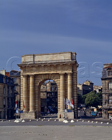 Porte des Salinires at the western end of  the Pont de Pierre in Bordeaux Gironde France