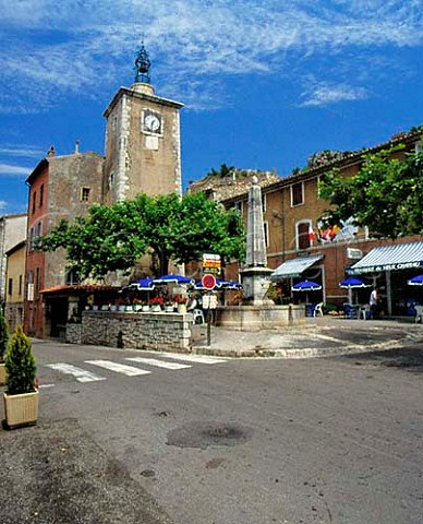 Aiguines  village centre  Var