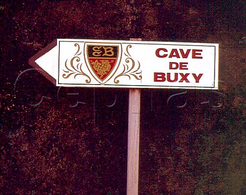 Sign to the Cave de Buxy  SaneetLoire France   Cte Chalonnaise