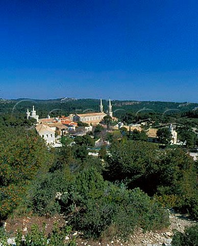 Abbaye StMichel de Frigolet in the hills of la   Montagnette southwest of Avignon BouchesduRhne France