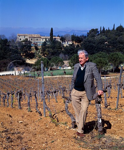Aim Guibert died 2016 in the original vineyard of   Mas de Daumas Gassac in the high Gassac Valley   near Aniane Hrault France