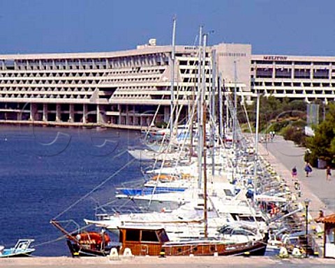 The marina and Meliton Hotel Porto Carras   Sithonia Halkidiki Greece
