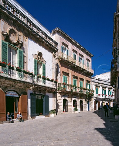 The old quarter of Martina Franca Puglia Italy