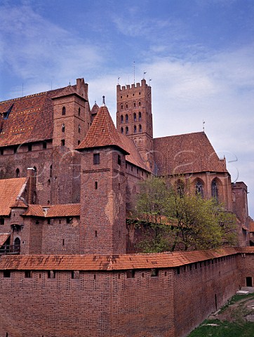 500 year old Malbork Castle 30 miles south of   Gdansk Poland