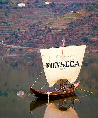 Fonseca Barco Rabelo on the Douro River at Pinho Portugal Port
