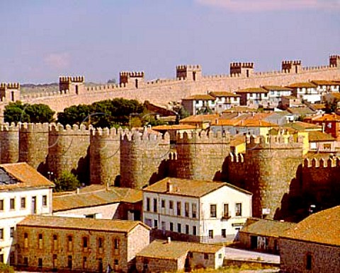 The walled town of Avila Castilla y Leon Spain