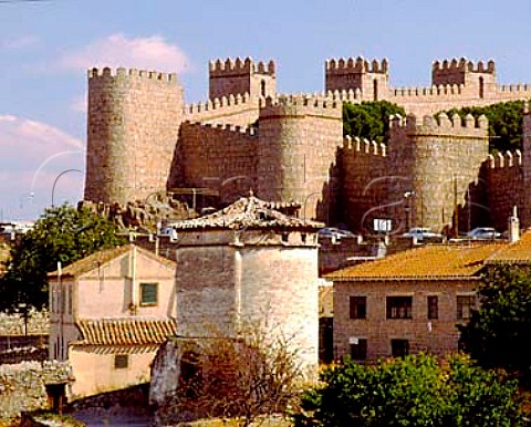 The walled town of Avila Castilla y Leon Spain