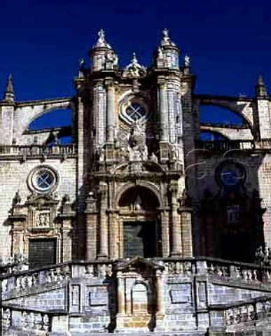 Colegiata San Salvador the cathedral of Jerez de la   Frontera capital of the Sherry region  Andalucia   Spain