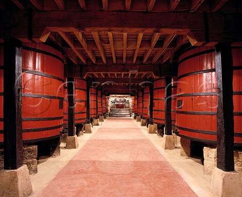 Fermentation cellar constructed in 1883 of   Herederos del Marqus de Riscal Elciego Alava   Spain  Rioja Alavesa