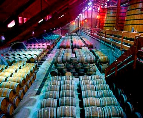 Barrel room of Firestone vineyards   Los Olivos Santa Barbara Co California   Santa Ynez Valley
