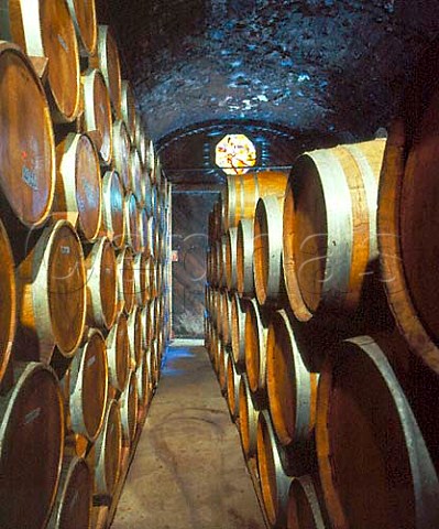 Barrel room of Ridge Vineyards   Santa Clara Co California     Santa Cruz Mountains AVA