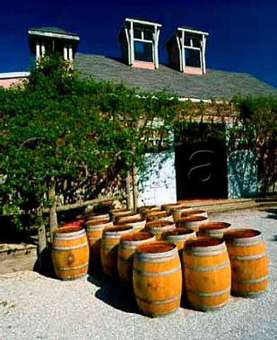 French oak barrels at Lenz Winery Cutchogue   New York USA   North Fork of Long Island AVA