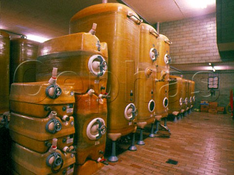 Fermentation tanks at Weingut Saint Hubertus in   Horrweiler south of Bingen   Germany    Rheinhessen