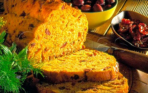 Sundried tomato and olive bread