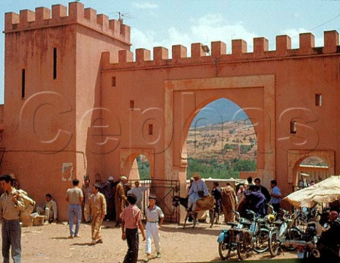 Gateway to Asni Market south of Marrakech Morocco
