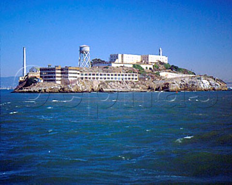 Alcatraz Island in San Francisco Bay California   USA