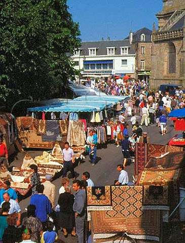 Market day in Auray Brittany