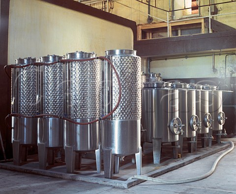 Experimental vinification tanks of Bodegas Trapiche  Maip Mendoza Argentina