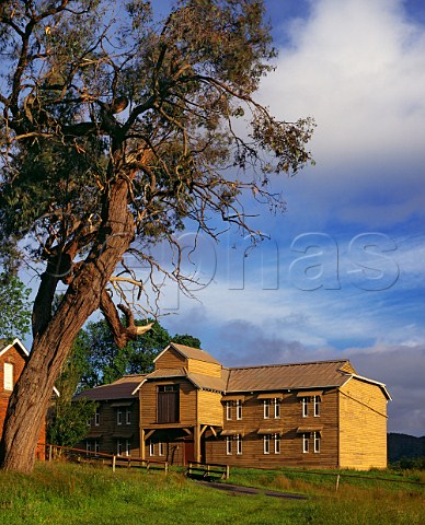 The historic barn of Yeringberg its vineyards were the first planted in the valley in 1862 Lilydale Victoria Australia Yarra Valley