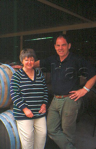John  Ann Ellis of Hanging Rock Winery Kyneton Victoria   Australia  Macedon