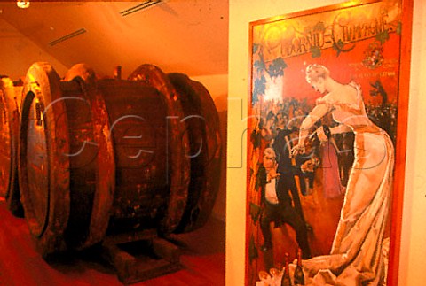In the Codorniu museum of Artesa Winery   Napa California  Carneros AVA
