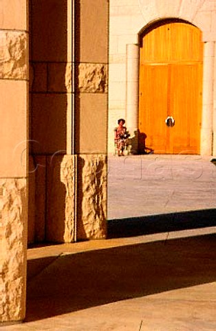 Doorway of Opus One winery Oakville   Napa Co California USA