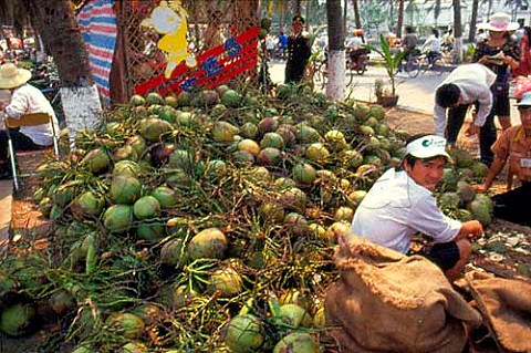Coconut Festival held each April Hainan   Island China