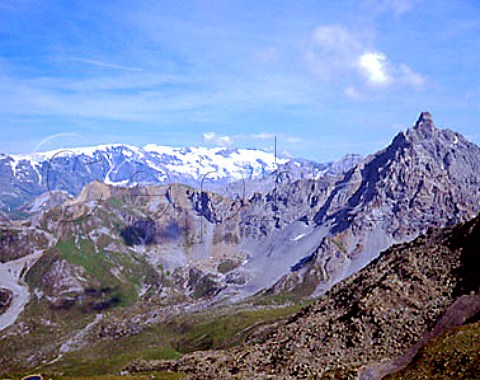 Parc National de la Vanoise  Aiguille du Fruit and   the Vanoise Glaciers Savoie France  RhneAlpes