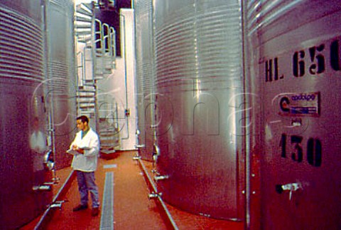 Fermentation tanks for sparkling   Prosecco   CarpeneMalvolti Conegliano   Veneto Italy       DOC ConeglianoValdobbiadene