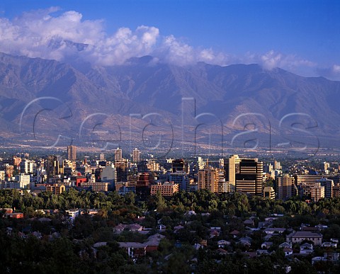 Santiago and the Andes Chile