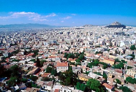 View of Athens from the Acropolis   Greece