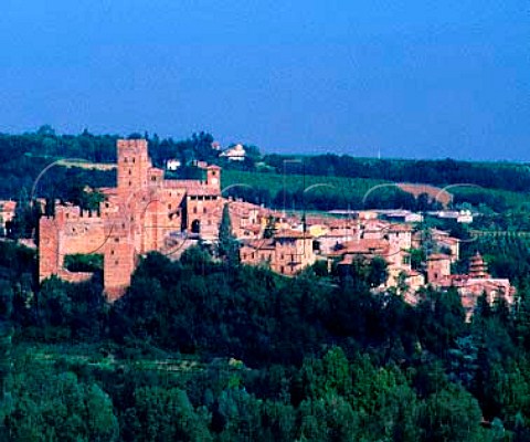 The medieval town of CastellArquato   Emilia Romagna Italy  Colli Piacentini DOC