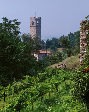 The Torre Communale at Adro Lombardy Italy      Franciacorta