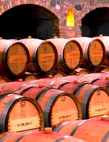 Red wine cellar of Cadel Bosco  Erbusco Lombardy Italy  Franciacorta