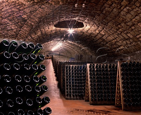 One of the sparkling wine tunnels of   Cadel Bosco  Erbusco Lombardy Italy  Franciacorta