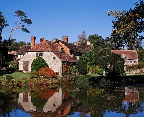 The 14thcentury manor house of Nyetimber Vineyard West Chiltington Sussex England