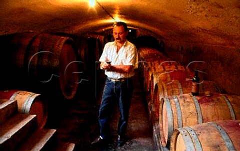 Hans Nittnaus in his cellars at Gols   Burgenland Austria   Neusiedlersee