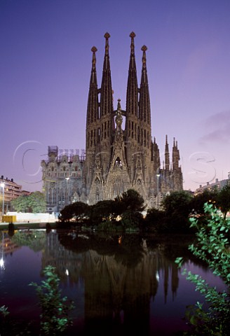Sagrada Familia Cathedral Barcelona Catalonia Spain