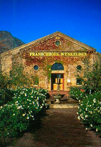 Facade of the Franschhoek cooperative  South Africa   Paarl WO