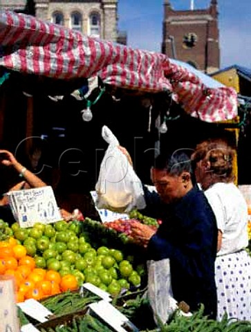 Fruit and vegetable stall  KingstonuponThames market