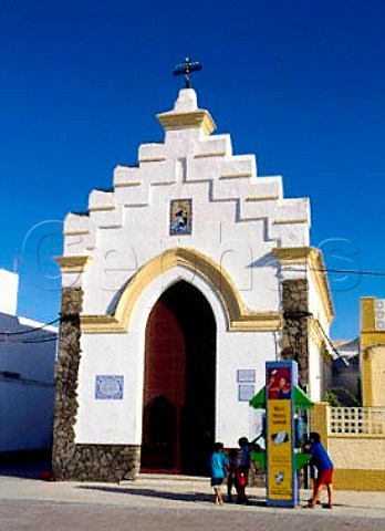 Waterfront church in Sanlcar de Barrameda   Andalucia Spain