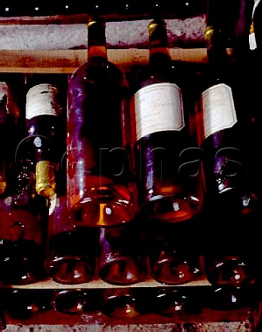 Magnums bottles and halfbottles of 1967 in the   vintage bottle cellar of Chteau dYquem Sauternes   Gironde France