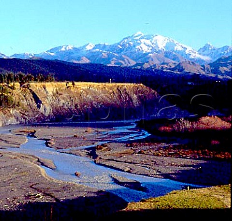 The Awatere Valley with Mount Tapuaenuku beyond   Marlborough New Zealand