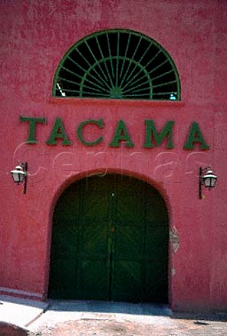 Tacama Winery in the Ica Valley Peru