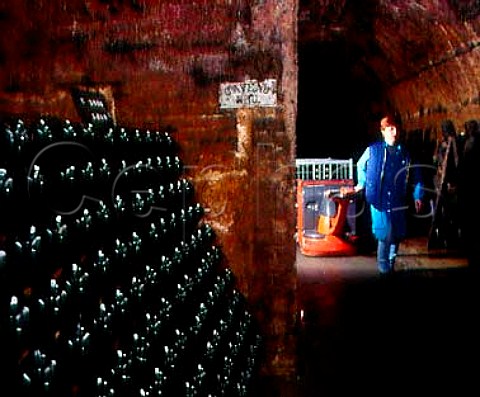 Pupitres in the cellars of Champagne   LaurentPerrier TourssurMarne   Marne France