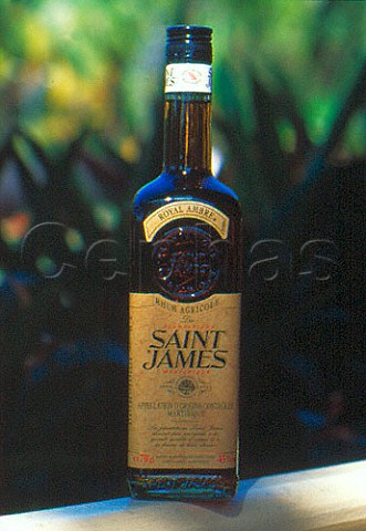 Bottle of St James Rum from Martinique